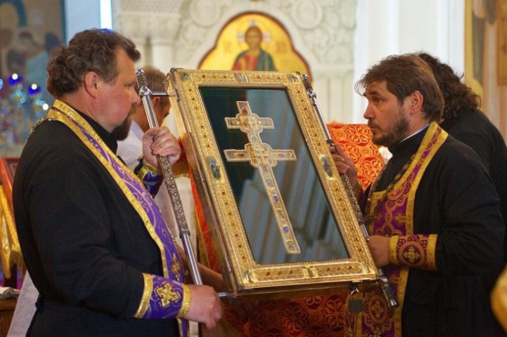 Крест Ефросинии Полоцкой искали в монастыре под Москвой