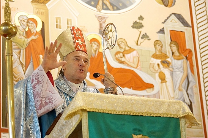 Епископа Казимира Великосельца поздравили с Днем рождения гомельские католики