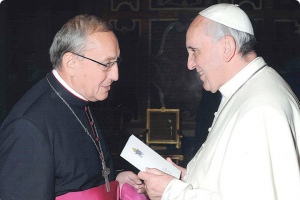 Глава костела в Беларуси встретился с Папой Франциском