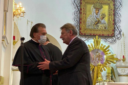 Посол Кизим и дипломаты ЕС молились с католиками Минска о мире для Украины