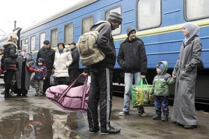 Переселенцы с Юго-Востока Украины прибывают в Гомельскую область