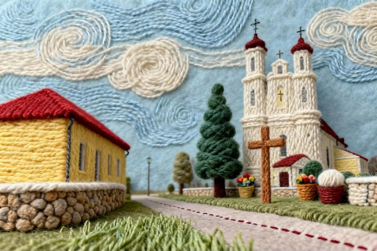 В вязаном тренде – теперь и костёлы Беларуси: их «нарисовал» гид