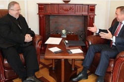 Первая официальная встреча Нунция - с главой МИД Беларуси