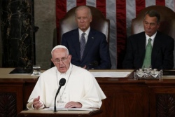Папа впервые выступил перед Конгрессом США