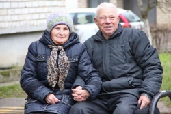 В лидском костеле обвенчали супругов в возрасте 77 и 82 лет