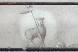 Спрятанные старинные фрески вскрыли в несвижском костеле