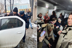 Верующих, которые собрались на панихиду по Навальному, задержали