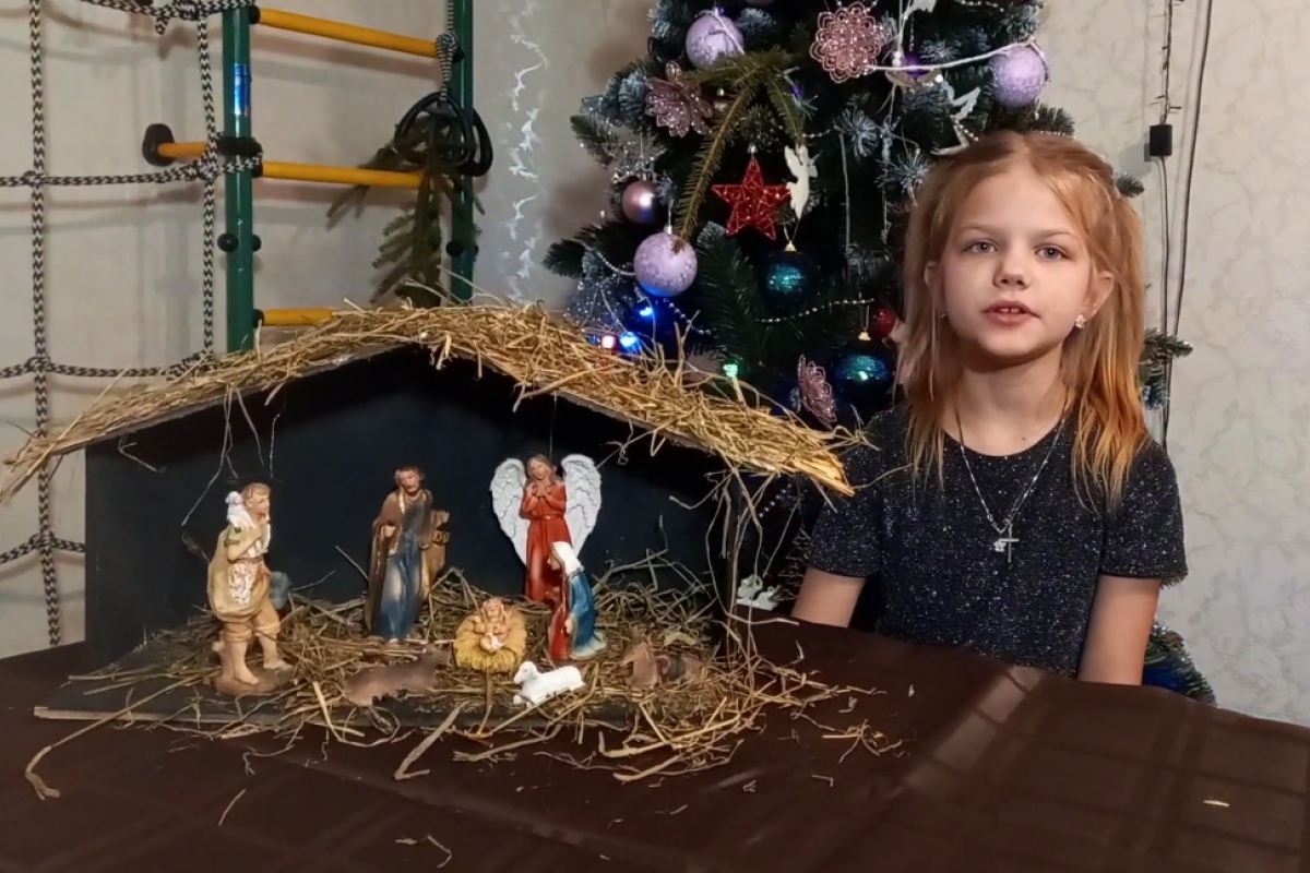 С Рождеством Христовым! Дети из Гомеля записали видео-поздравления